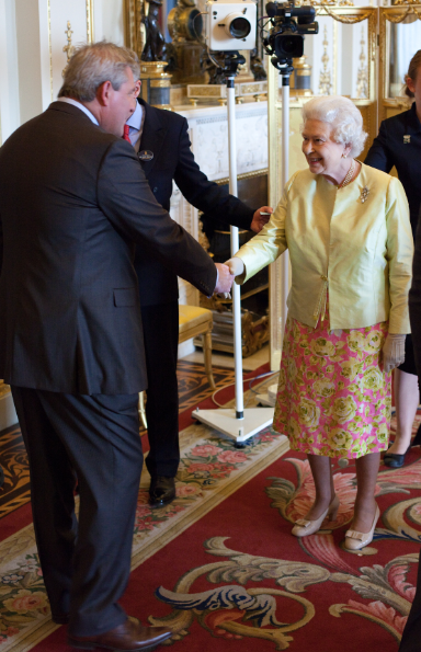 Chris Precious meets the Queen