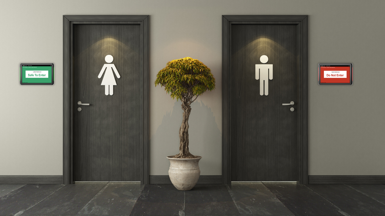 Washroom Social Distancing With SafeCount